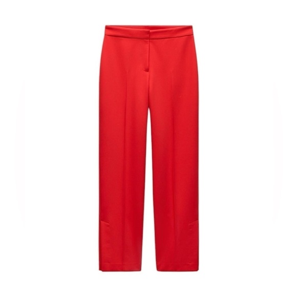 Zara Pants - New ZARA Straight Leg Pants With Slits